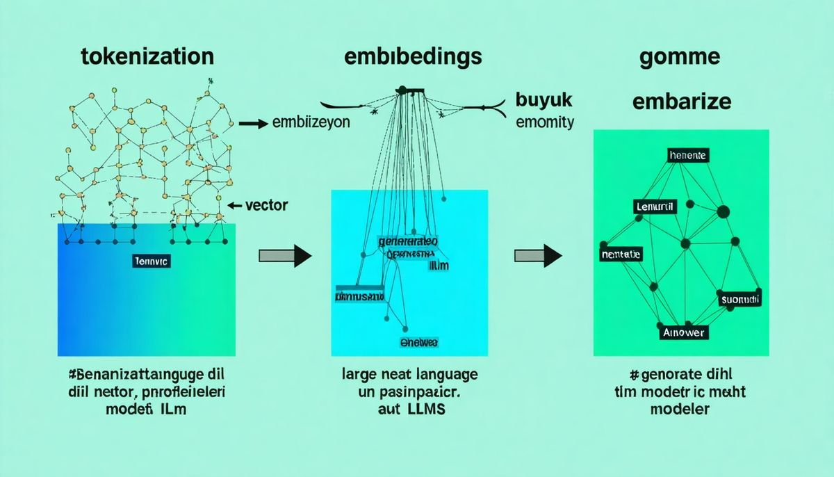 Doğal Dil İşleme (NLP) Terimleri: Tokenizasyon, Gömme ve LLM'ler